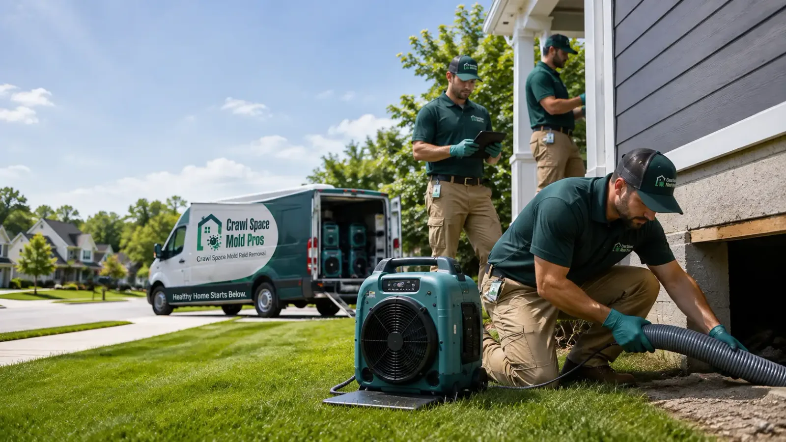 Crawl Space Mold Removal in Cisne, IL